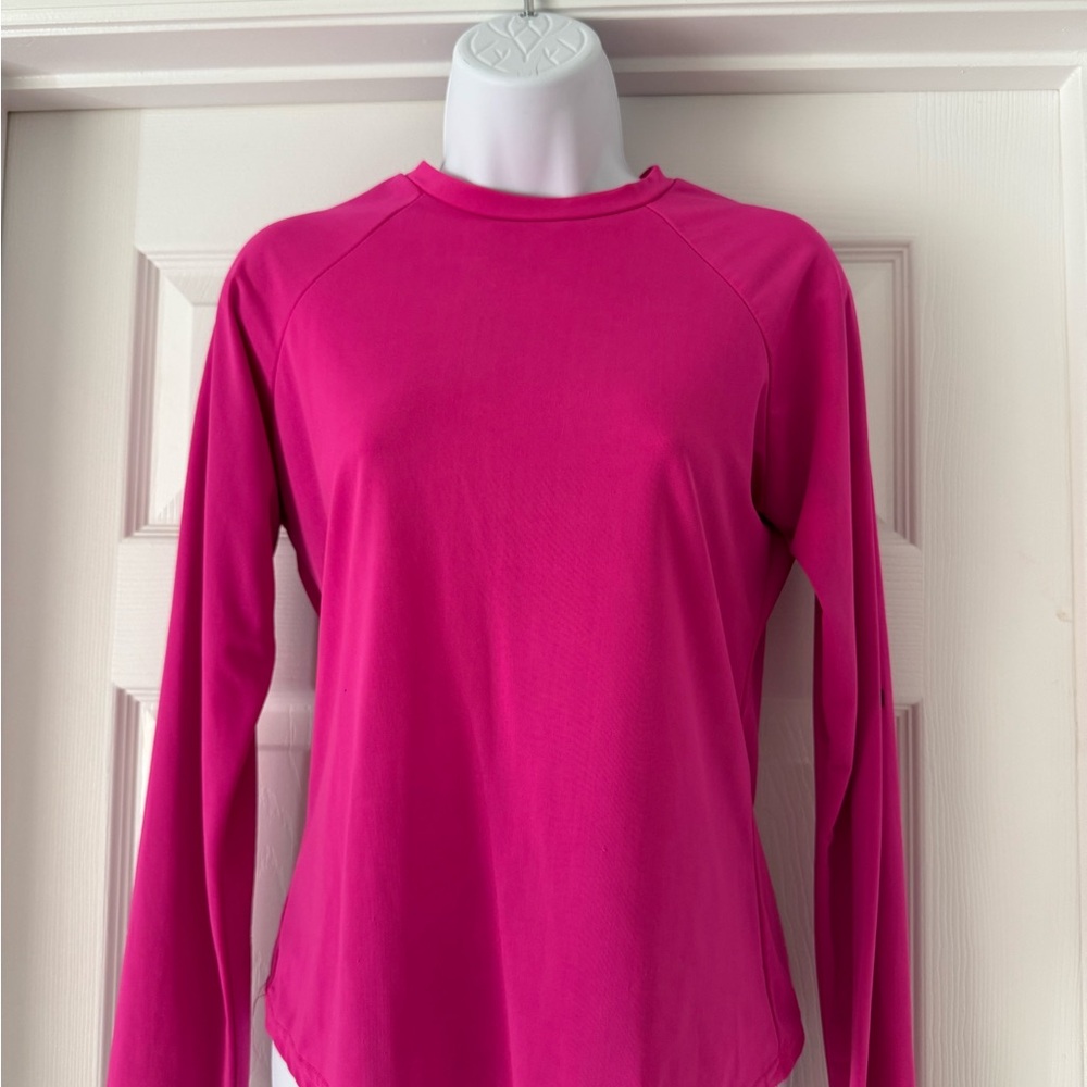 Bebe Women's Pink Long Sleeve Top